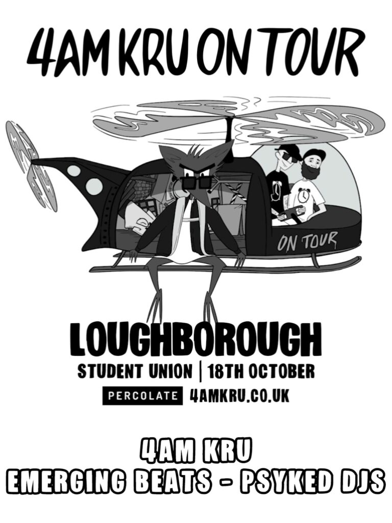 4amkru x psyked at LSU loughborough