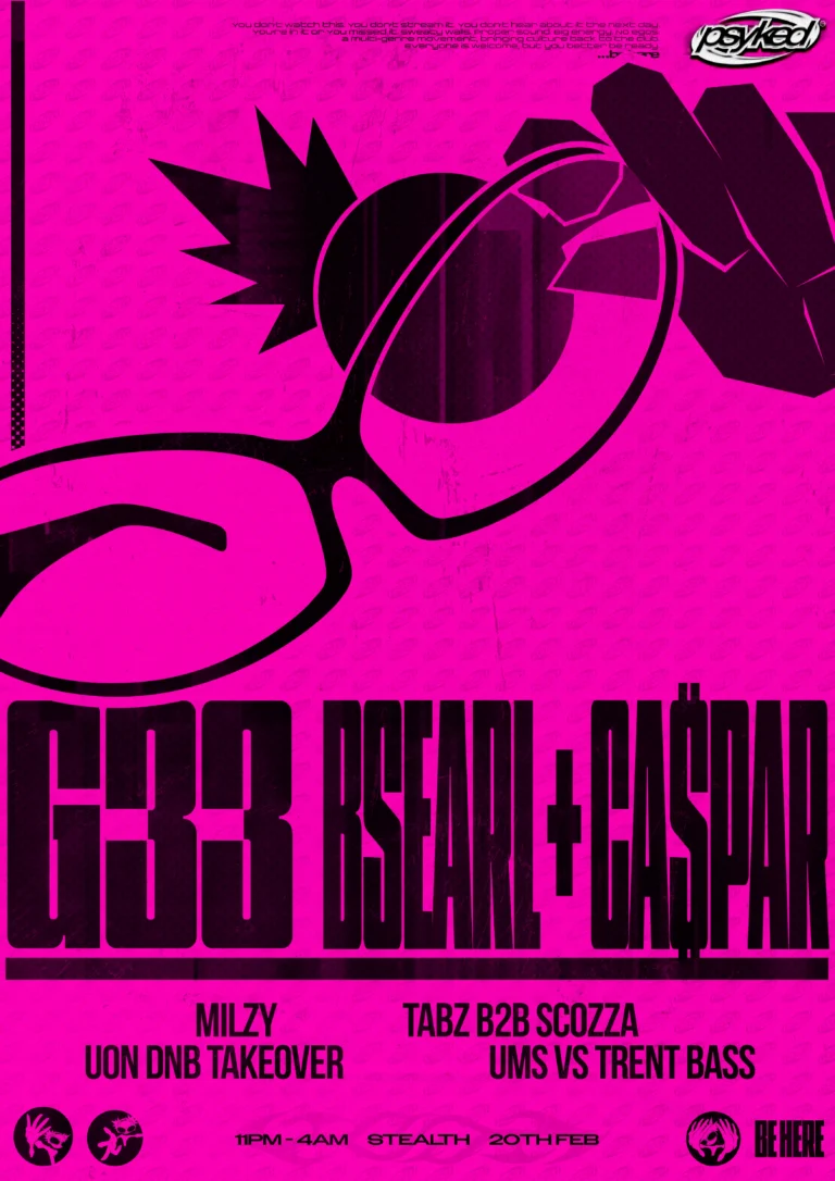 Nottingham psyked 20th feb BSEARL, CASPAR, G33